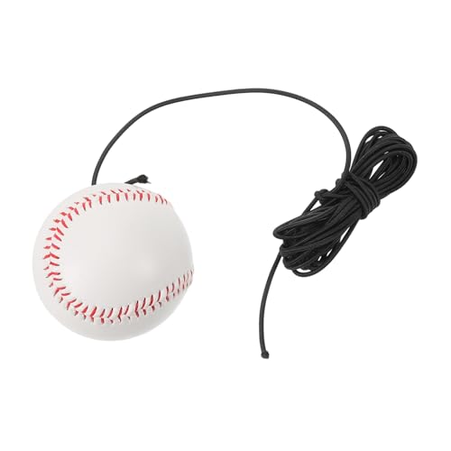 INOOMP 1 Satz Baseball-Trainer Ballschlagtrainer Baseball-Trainingsgeräte Baseballschlag-Training für Spieler Baseballschwungtrainer für Jugendliche Softball-Pitching-Trainer PVC Weiß von INOOMP