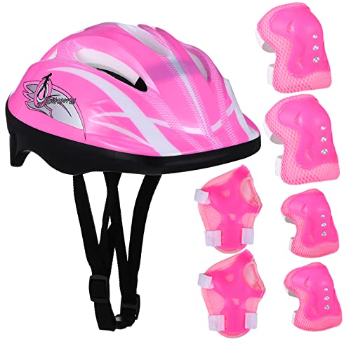 INOOMP 1 Satz Schutzanzug Helmet knieschützer Skates Mädchenhelm Knie- und Ellbogenschützer für Kleinkinder Schutzausrüstungsset für Handgelenkschützer für Rollschuhe von INOOMP