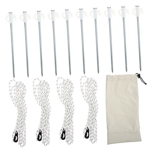 INOOMP 1 Set Outdoor Camping Zelthaken Camping Outdoor Zeltschnüre Rucksäcke Für Reisen Stangen Zeltseilspanner Hängezelt Reflektierende Seilgurte Lanyards Zeltwindseile von INOOMP