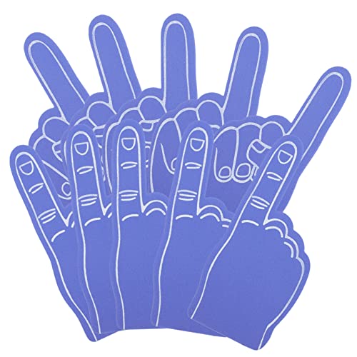 INOOMP 12St Krachmacher für Sportveranstaltungen Finger Fußball große Hüpfbälle Prost motivstanzer motivlocher Cheer Leading Foams Finger 30oz Sublimationsbecher leer Eva Blue von INOOMP