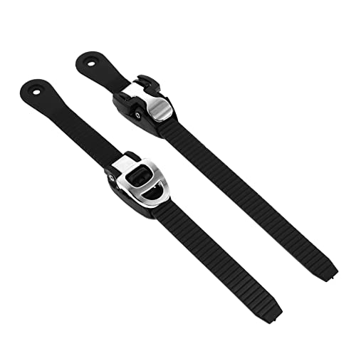 INOOMP 2St Riemen für Rollschuhe Rollen Augenroller einstellbar Skateboard Schlittschuhe zubehör Schlittschuhe schnürsenkel Riemen für Skaterschuhe zubehör für Skateschuhe Legierung Black von INOOMP