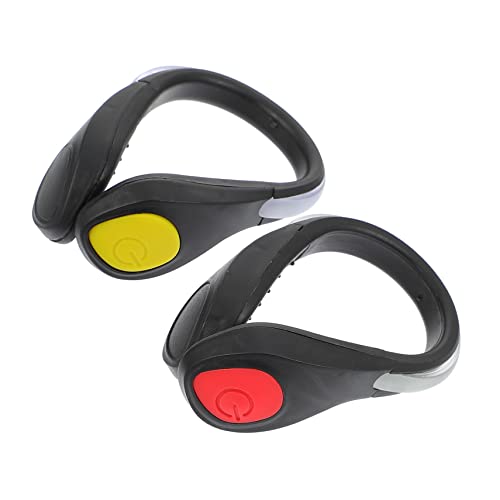 INOOMP 2 Stücke Schuh Clips Lampe Lauf Lichter Clip auf Lichter für Nacht Joggen Radfahren Gehen Wasser Beständig von INOOMP