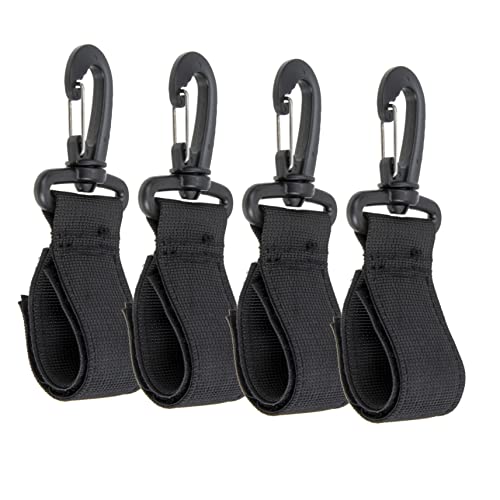 INOOMP 4 Stück Paddel Rahmen Aufblasbares Kajak Undurchlässig Kanu Bausatz Griffe Sitz Aufkleber Boot Kajak Ersatzteile Einstellbar Paddelhalter Für Kajaks Paddeln Stecker Nylon Black von INOOMP