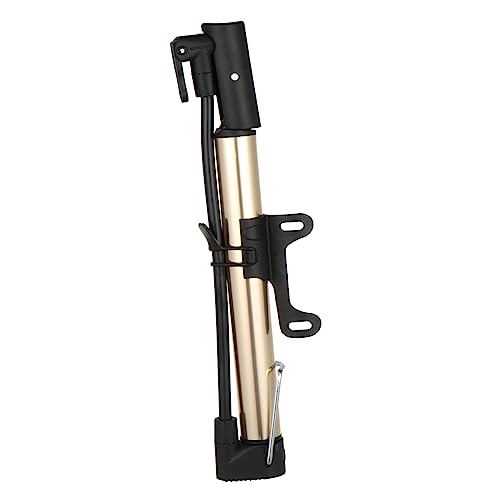 INOOMP Fahrradpumpe Luftkompressor Ballpumpe Auto Pumpe Mini Wiederaufladbar Aufblasgerät Luftmatratze Rennrad Luftpumpe Für Schlauchboote Rahmenpumpe Pumpenpumpe Roller Golden Aluminium von INOOMP