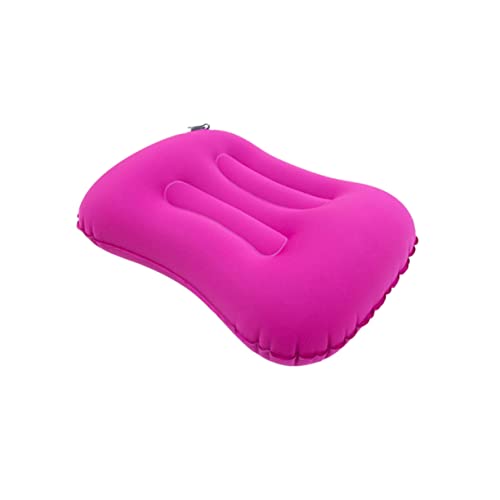 INOOMP Schlafkissen Kissen Für Camping Aufblasbares Kissen Nackenkissen Rosa Ultraleichtes Campingkissen Yogablöcke Und -Gurte von INOOMP