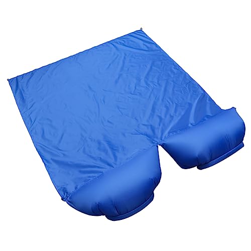 INOOMP Outdoor-Isomatte bodentrampolin Outdoor klettersteine aufblasbare Schlafmatte picknicker eisend Strand Zelt Liege Schutz Handtuch Mini Reise schlafmatte aufblasende Isomatte Blue von INOOMP