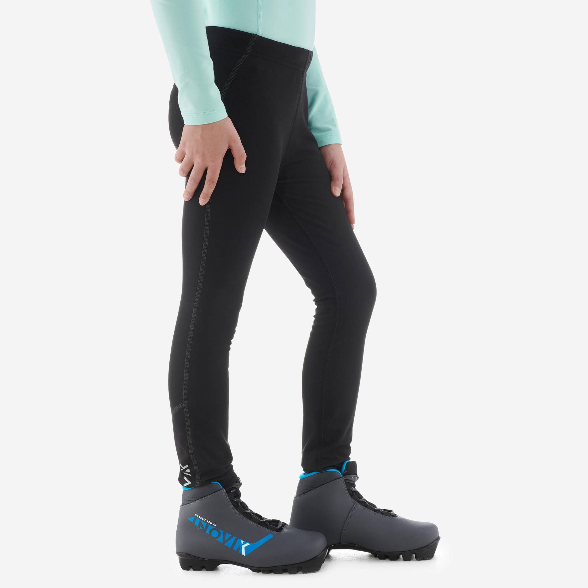 Langlaufhose Tights Kinder - XC S 100 schwarz Langlaufhose Tights Kinder - XC S 100 schwarz von INOVIK