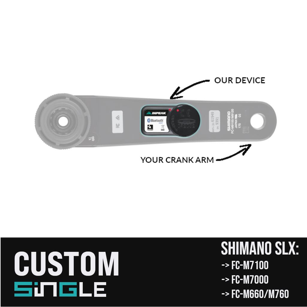 Powercrank Custom – Powermeter-Montage an Deinem Kurbelarm – Shimano SLX von INPEAK