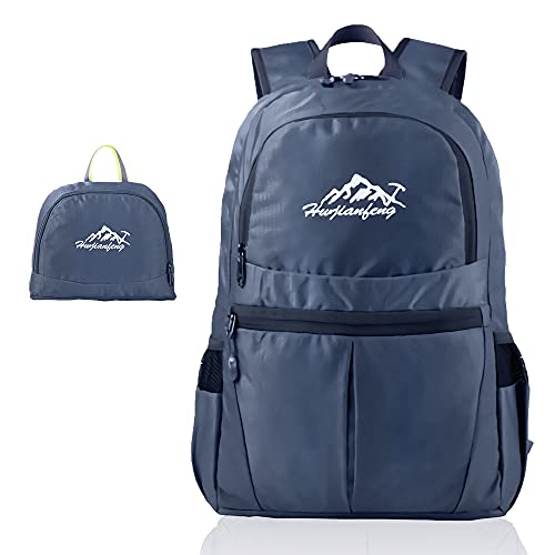 INTIRILIFE Faltbarer Rucksack Ultraleicht in Dunkelblau - 20 x 21 cm / 30.8 x 21.8 x 42 cm - Unisex Wanderrucksack Wasserdicht - 36L - Outdoor Daypack für Camping, Wandern, Reisen, Klettern, UVM. INTIRILIFE Faltbarer Rucksack Ultraleicht in Dunkelblau - 20 x 21 cm / 30.8 x 21.8 x 42 cm - Unisex Wanderrucksack Wasserdicht - 36L - Outdoor Daypack für Camping, Wandern, Reisen, Klettern, UVM. von INTIRILIFE