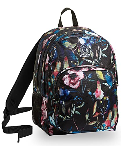 Invicta Rucksack, für Schule, Sport&Freizeit, Geräumige Schultasche für Teenager, Mädchen und Jungen, mit Trinkflaschenfach, Extra Platz, mehrfarbig, STRONG WILDFLOWERS Invicta Rucksack, für Schule, Sport&Freizeit, Geräumige Schultasche für Teenager, Mädchen und Jungen, mit Trinkflaschenfach, Extra Platz, mehrfarbig, STRONG WILDFLOWERS von Invicta