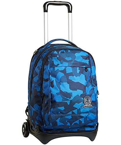 Invicta TROLLEY, Rucksack mit Trolleyfunktion, 3 in 1, Schulranzen mit Rollen, Abnehmbarer Rucksack, ab 1. Klasse, für Schule, Gymnasium, Reisen&Freizeit, Mädchen&Jungen, blau, CAMO SQUARED Invicta TROLLEY, Rucksack mit Trolleyfunktion, 3 in 1, Schulranzen mit Rollen, Abnehmbarer Rucksack, ab 1. Klasse, für Schule, Gymnasium, Reisen&Freizeit, Mädchen&Jungen, blau, CAMO SQUARED von Invicta
