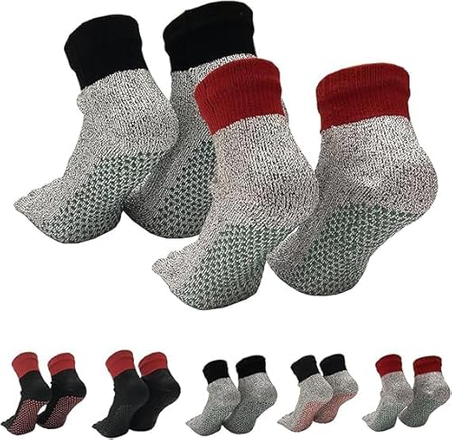 INXKED 2Pair Konjoun Super Socks, Konjoun Barefoot Socks, Konjoun Super Socks Running Grounding Socks, Konjoun Supersocks (04,M) von INXKED