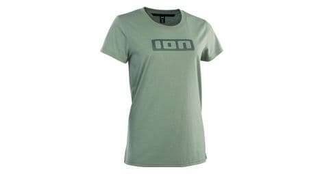 ion bike logo ss dr grun damen t shirt von ION