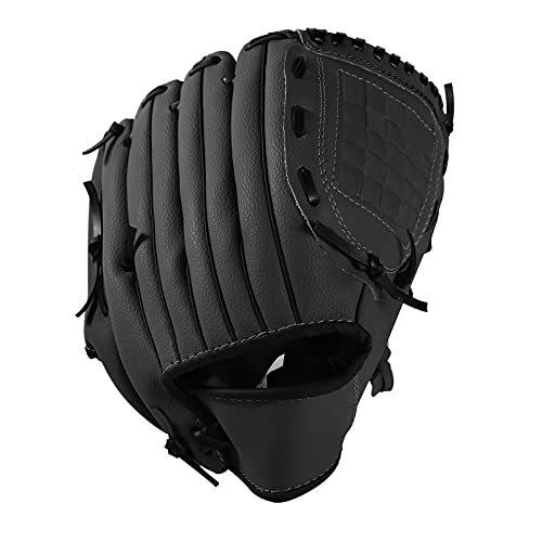 Baseballhandschuh Softball Glove Batting Handschuhe Schlaghandschuhe PU Leder Verdickungskrug Outdoor Sport Glove für Kinder Erwachsene Baseball Mitt Catching linker Handschuh 9.5/10.5/11.5/12.5 Zoll von IPENNY