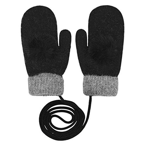 IPENNY Damen Fäustlinge mit Schnur Warm Lanyard-Handschuhe Winter Skihandschuhe Winddicht Fahrradhandschuhe rutschfest Fausthandschuhe Dicke Vollfinger Glove Outdoor IPENNY Damen Fäustlinge mit Schnur Warm Lanyard-Handschuhe Winter Skihandschuhe Winddicht Fahrradhandschuhe rutschfest Fausthandschuhe Dicke Vollfinger Glove Outdoor von IPENNY