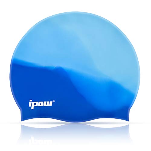 ipow Classic Badekappe Kinder Silikone Badekappe Badehaube Bademütze für Kinder, Jungen, Jugendliche - Blau ipow Classic Badekappe Kinder Silikone Badekappe Badehaube Bademütze für Kinder, Jungen, Jugendliche - Blau von ipow
