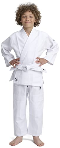 IPPONGEAR Unisex Jugend Beginners 2 Kinder Judoanzug, Weiß, 150 EU von IPPONGEAR