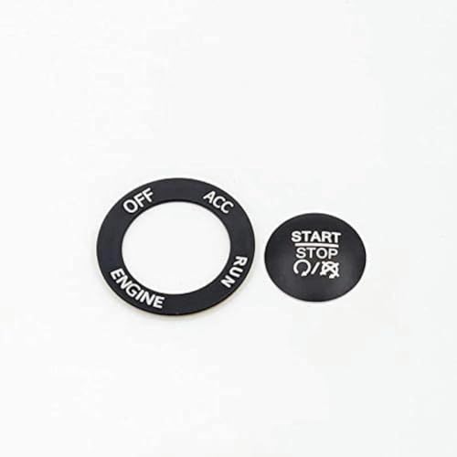IPUDIS Auto Start Stop Engine Knopf Aufkleber für Dodge Challenger RAM Motorstartknopf Abdeckung Schmücken von IPUDIS