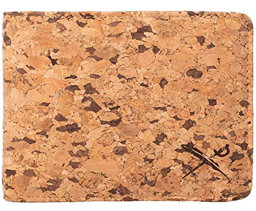 IRIEDAILY Cork Flag Wallet, Brown von IRIEDAILY