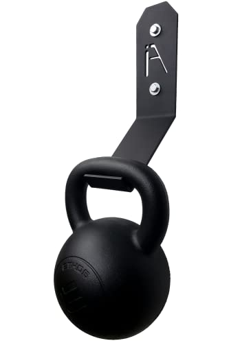 IRON AMERICAN Single Kettlebell Storage Rack Holder Wall Mount Hanging Hook Heavy Duty Steel Weight Rack Home Gym and Fitness Room Training Equipment von IRON AMERICAN