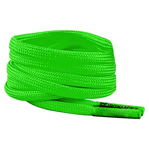 IRONLACE Schnürsenkel, Schnürsenkel, Läufer, Wanderer, Stiefel, Freizeitschuhe, 1 Paar, mehrere Farben und Längen, Neongrün - 54 Inches - 137 cm IRONLACE Schnürsenkel, Schnürsenkel, Läufer, Wanderer, Stiefel, Freizeitschuhe, 1 Paar, mehrere Farben und Längen, Neongrün - 54 Inches - 137 cm von IRONLACE