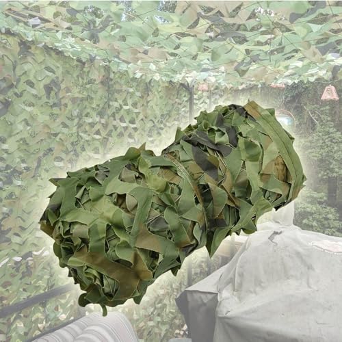 IRUGS 150D Schattiernetz -Tarnnetz, Leichtes, Langlebiges Schattierungsnetz, 2x4.0m 2x6.0m 3x4.0m 4x6.0m, Camouflage Net Für Die Dekoration Von Campinggebäuden(2.0 * 3.0m/6.6 * 9.84ft) von IRUGS