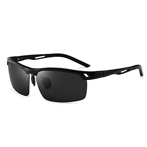 ISCBAFYX Herren-Sonnenbrille, Sonnenbrille, polarisiert, UV400, Persönlichkeit, moderner Modespiegel, zum Laufen, Angeln, Radfahren, Fahren, Ski, Golf von ISCBAFYX