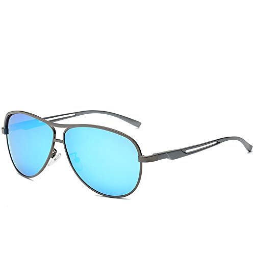 ISCBAFYX Herren-Sonnenbrille, moderner Modespiegel, polarisiert, Persönlichkeit, Sonnenbrillenbrille, UV400, zum Laufen, Angeln, Radfahren, Fahren, Ski, Golf von ISCBAFYX