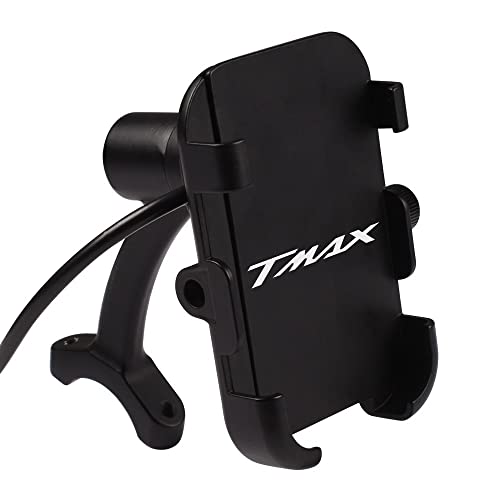 ISCBAFYX Motorrad-Telefonhalter für Yama&ha TMAX 500 530 560 TMAX530 TMAX500 XP500 XP530 Motorrad-Telefonhalterung Unzerbrechlicher Lenkerhalter von ISCBAFYX