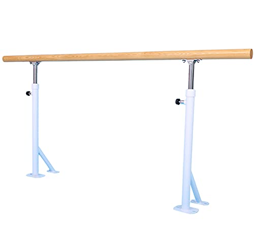 ISCBAFYX Outdoor-Tanz-Ballettstange, freistehende verstellbare Stange für Dehnung, Tanztraining, 100/150 cm Ballettstange für Zuhause oder Studio (Größe: 1,5 m, Farbe: Weiß) (Weiß 1 m) (Weiß 1,5 m) von ISCBAFYX
