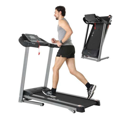 ISE Elektrisches Laufband mit Steigung, klappbares Laufband für Zuhause mit LCD-Display&Tablethalterung, Leises Home Office Laufband, 2.0 PS Motor, 12 Programme ISE Elektrisches Laufband mit Steigung, klappbares Laufband für Zuhause mit LCD-Display&Tablethalterung, Leises Home Office Laufband, 2.0 PS Motor, 12 Programme von ISE