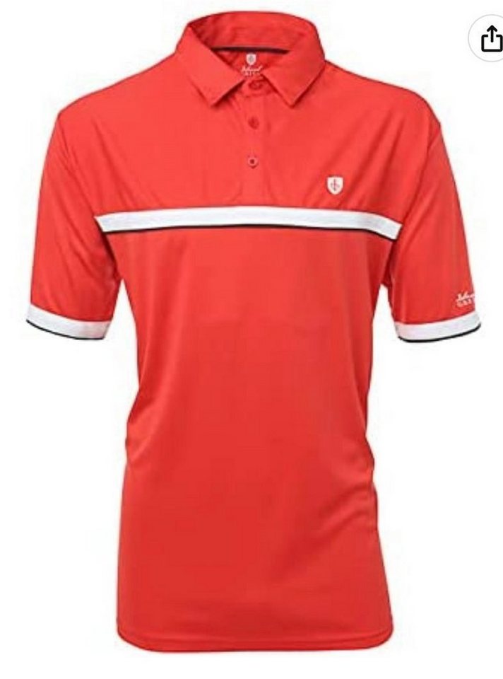 ISLAND GREEN Poloshirt Poloshirt Golfshirt Herren modisches T-Shirt Tennis Shirt Golf-Polo Funktionsmaterial mit Knopfleiste ISLAND GREEN Poloshirt Poloshirt Golfshirt Herren modisches T-Shirt Tennis Shirt Golf-Polo Funktionsmaterial mit Knopfleiste von ISLAND GREEN
