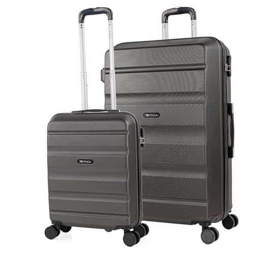 ITACA - Gepäck-Sets, Reisekoffer, Reisekoffer Set, Kofferset, Hartschalenkoffer, Trolley-Set, Luggage - Große Auswahl an Koffer & Trolleys für Jede Reise!, Antrazit von ITACA