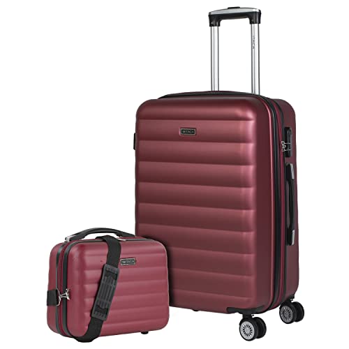 ITACA - Gepäck-Sets, Reisekoffer, Reisekoffer Set, Kofferset, Hartschalenkoffer, Trolley-Set, Luggage - Große Auswahl an Koffer & Trolleys für Jede Reise!, Granat ITACA - Gepäck-Sets, Reisekoffer, Reisekoffer Set, Kofferset, Hartschalenkoffer, Trolley-Set, Luggage - Große Auswahl an Koffer & Trolleys für Jede Reise!, Granat von ITACA
