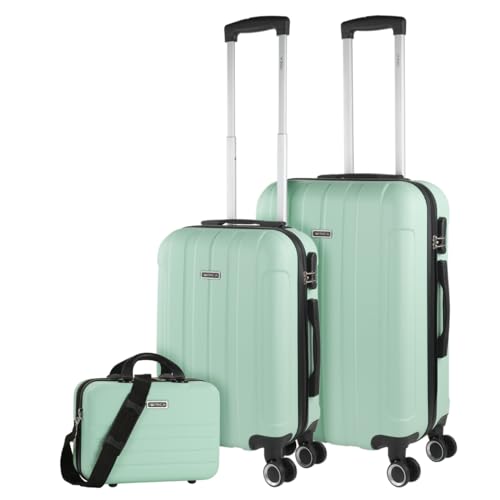 ITACA - Gepäck-Sets, Reisekoffer, Reisekoffer Set, Kofferset, Hartschalenkoffer, Trolley-Set, Luggage - Große Auswahl an Koffer & Trolleys für Jede Reise!, Minze ITACA - Gepäck-Sets, Reisekoffer, Reisekoffer Set, Kofferset, Hartschalenkoffer, Trolley-Set, Luggage - Große Auswahl an Koffer & Trolleys für Jede Reise!, Minze von ITACA