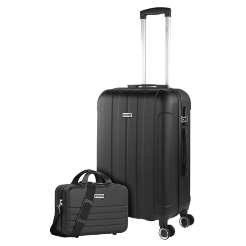 ITACA - Gepäck-Sets, Reisekoffer, Reisekoffer Set, Kofferset, Hartschalenkoffer, Trolley-Set, Luggage - Große Auswahl an Koffer & Trolleys für Jede Reise!, Schwarz von ITACA