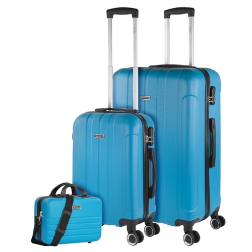 ITACA - Gepäck-Sets, Reisekoffer, Reisekoffer Set, Kofferset, Hartschalenkoffer, Trolley-Set, Luggage - Große Auswahl an Koffer & Trolleys für Jede Reise!, Türkis ITACA - Gepäck-Sets, Reisekoffer, Reisekoffer Set, Kofferset, Hartschalenkoffer, Trolley-Set, Luggage - Große Auswahl an Koffer & Trolleys für Jede Reise!, Türkis von ITACA