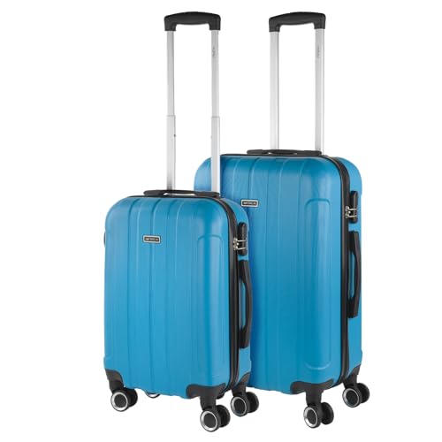 ITACA - Gepäck-Sets, Reisekoffer, Reisekoffer Set, Kofferset, Hartschalenkoffer, Trolley-Set, Luggage - Große Auswahl an Koffer & Trolleys für Jede Reise! 771115, Türkis von ITACA