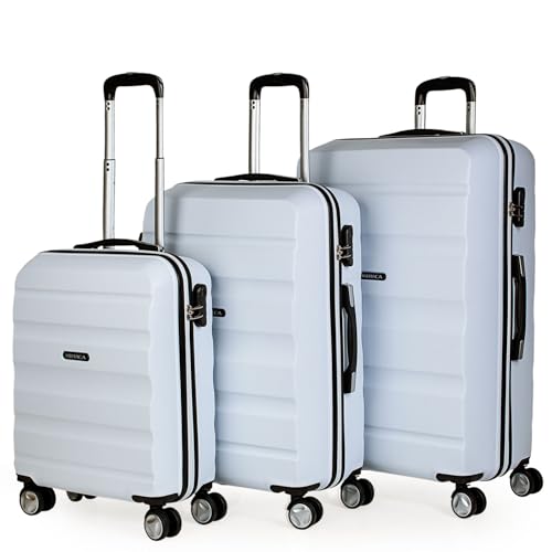 ITACA - Gepäck-Sets, Reisekoffer, Reisekoffer Set, Kofferset, Hartschalenkoffer, Trolley-Set, Luggage - Große Auswahl an Koffer & Trolleys für Jede Reise! T71600, Weiss von ITACA