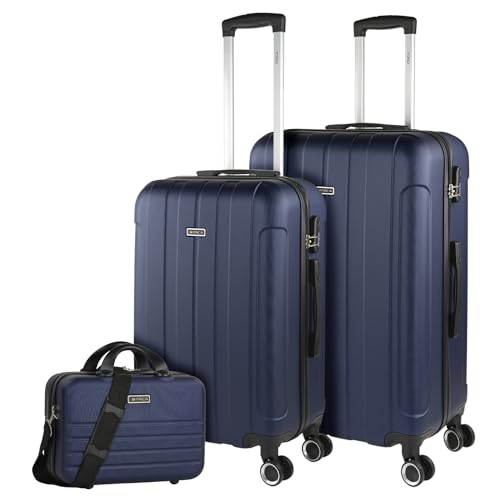 ITACA - Gepäck-Sets, Reisekoffer, Reisekoffer Set, Kofferset, Hartschalenkoffer, Trolley-Set, Luggage - Große Auswahl an Koffer & Trolleys für Jede Reise!, Marine Blau ITACA - Gepäck-Sets, Reisekoffer, Reisekoffer Set, Kofferset, Hartschalenkoffer, Trolley-Set, Luggage - Große Auswahl an Koffer & Trolleys für Jede Reise!, Marine Blau von ITACA
