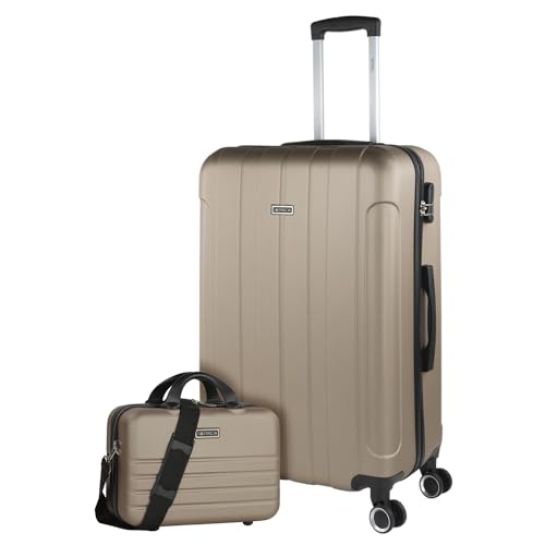 ITACA - Gepäck-Sets, Reisekoffer, Reisekoffer Set, Kofferset, Hartschalenkoffer, Trolley-Set, Luggage - Große Auswahl an Koffer & Trolleys für Jede Reise!, Champagner ITACA - Gepäck-Sets, Reisekoffer, Reisekoffer Set, Kofferset, Hartschalenkoffer, Trolley-Set, Luggage - Große Auswahl an Koffer & Trolleys für Jede Reise!, Champagner von ITACA