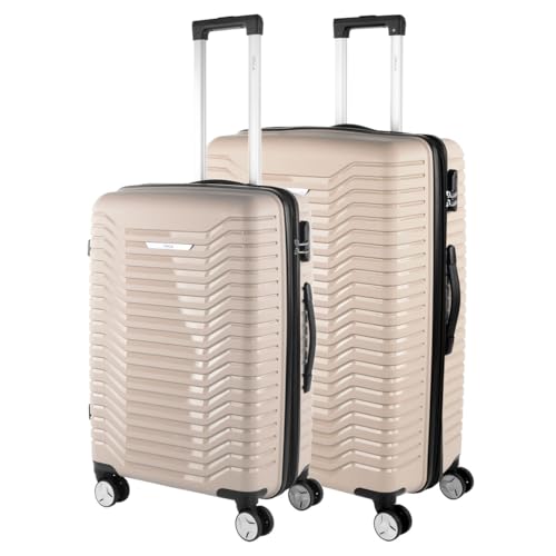 ITACA - Gepäck-Sets: Reisekoffer & Reisekoffer Set Hartschalenkoffer, Kofferset, Trolley & Luggage Sets - Große Auswahl für Ihre Reisebedürfnisse, Taupe von ITACA