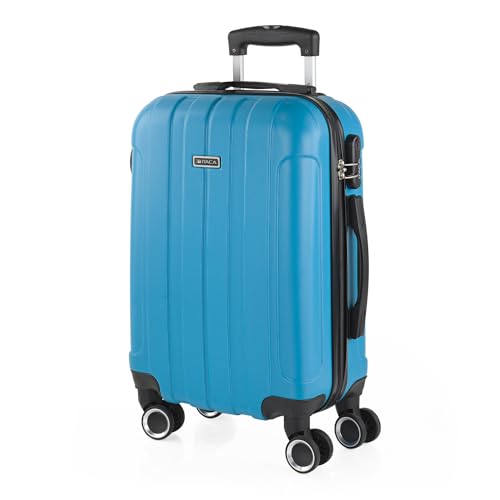 ITACA - Handgepäck Koffer Trolley - Reisekoffer Mit Rollen und Reisekoffer Hartschalenkoffer für Vielreisende. Koffer Türkis ITACA - Handgepäck Koffer Trolley - Reisekoffer Mit Rollen und Reisekoffer Hartschalenkoffer für Vielreisende. Koffer Türkis von ITACA