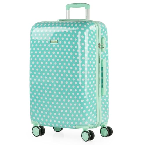 ITACA - Koffer Kinder Mädchen. Reisekoffer Kinder Polycarbonat Koffer Kinder Kinderkoffer Mädchen - Kinder Koffer mit Integriertes Zahlenschloss - 4 Rädrig Kinder Reisekoffer, Mint Moles ITACA - Koffer Kinder Mädchen. Reisekoffer Kinder Polycarbonat Koffer Kinder Kinderkoffer Mädchen - Kinder Koffer mit Integriertes Zahlenschloss - 4 Rädrig Kinder Reisekoffer, Mint Moles von ITACA