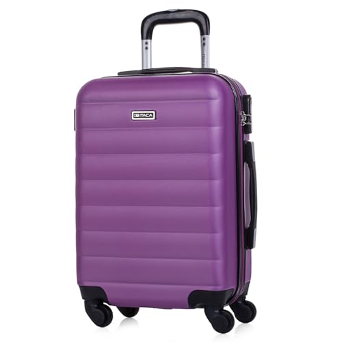 ITACA - Handgepäck Koffer Trolley - Reisekoffer Mit Rollen und Reisekoffer Hartschalenkoffer für Vielreisende. Koffer Violet ITACA - Handgepäck Koffer Trolley - Reisekoffer Mit Rollen und Reisekoffer Hartschalenkoffer für Vielreisende. Koffer Violet von ITACA
