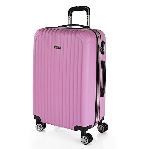 ITACA - Koffer Groß, Koffer Mittelgroß, Hartschalenkoffer M - Robuster Hartschalenkoffer & Koffer & Trolleys mit 4 Rollen, ideal als Reisekoffer für Jede Reise, Rosa ITACA - Koffer Groß, Koffer Mittelgroß, Hartschalenkoffer M - Robuster Hartschalenkoffer & Koffer & Trolleys mit 4 Rollen, ideal als Reisekoffer für Jede Reise, Rosa von ITACA