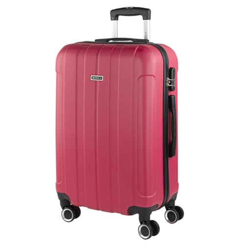ITACA - Koffer Groß, Koffer Mittelgroß, Hartschalenkoffer M - Robuster Hartschalenkoffer & Koffer & Trolleys mit 4 Rollen, ideal als Reisekoffer für Jede Reise, Erdbeere ITACA - Koffer Groß, Koffer Mittelgroß, Hartschalenkoffer M - Robuster Hartschalenkoffer & Koffer & Trolleys mit 4 Rollen, ideal als Reisekoffer für Jede Reise, Erdbeere von ITACA