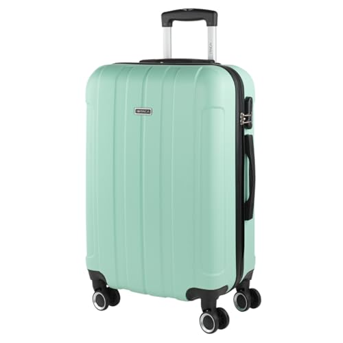 ITACA - Koffer Groß, Koffer Mittelgroß, Hartschalenkoffer M - Robuster Hartschalenkoffer & Koffer & Trolleys mit 4 Rollen, ideal als Reisekoffer für Jede Reise, Minze ITACA - Koffer Groß, Koffer Mittelgroß, Hartschalenkoffer M - Robuster Hartschalenkoffer & Koffer & Trolleys mit 4 Rollen, ideal als Reisekoffer für Jede Reise, Minze von ITACA