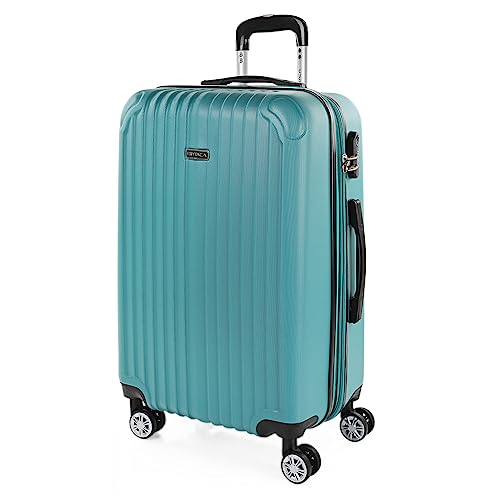 ITACA - Koffer Groß, Koffer Mittelgroß, Hartschalenkoffer M - Robuster Hartschalenkoffer & Koffer & Trolleys mit 4 Rollen, ideal als Reisekoffer für Jede Reise, Minzgrün ITACA - Koffer Groß, Koffer Mittelgroß, Hartschalenkoffer M - Robuster Hartschalenkoffer & Koffer & Trolleys mit 4 Rollen, ideal als Reisekoffer für Jede Reise, Minzgrün von ITACA