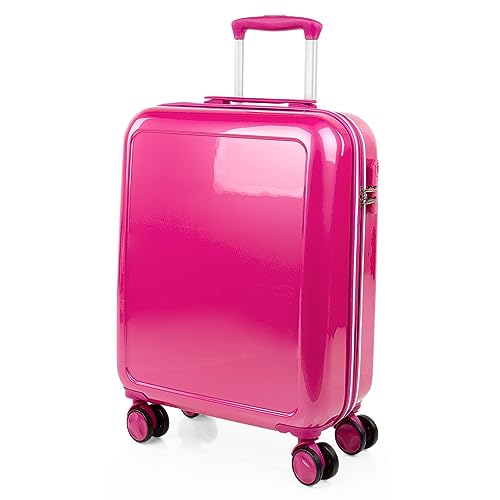 ITACA - Koffer Mittelgroß - Polycarbonat hochwertiger und Stabiler reisekoffer mit Rollen - Koffer Mittelgroß 4 Rollen Leicht mit Kombinationsschloss. Koffer Fuchsia ITACA - Koffer Mittelgroß - Polycarbonat hochwertiger und Stabiler reisekoffer mit Rollen - Koffer Mittelgroß 4 Rollen Leicht mit Kombinationsschloss. Koffer Fuchsia von ITACA